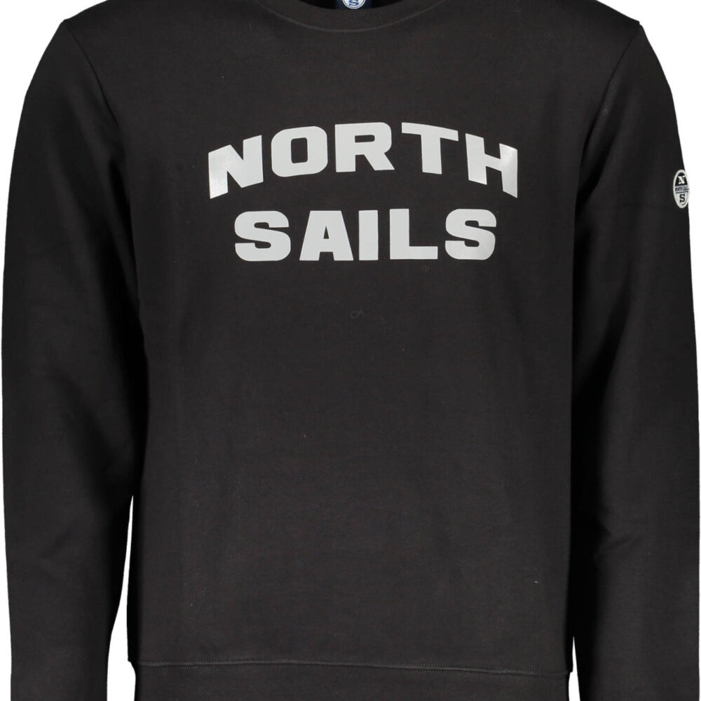 NORTH SAILS FELPA SENZA ZIP UOMO NERO