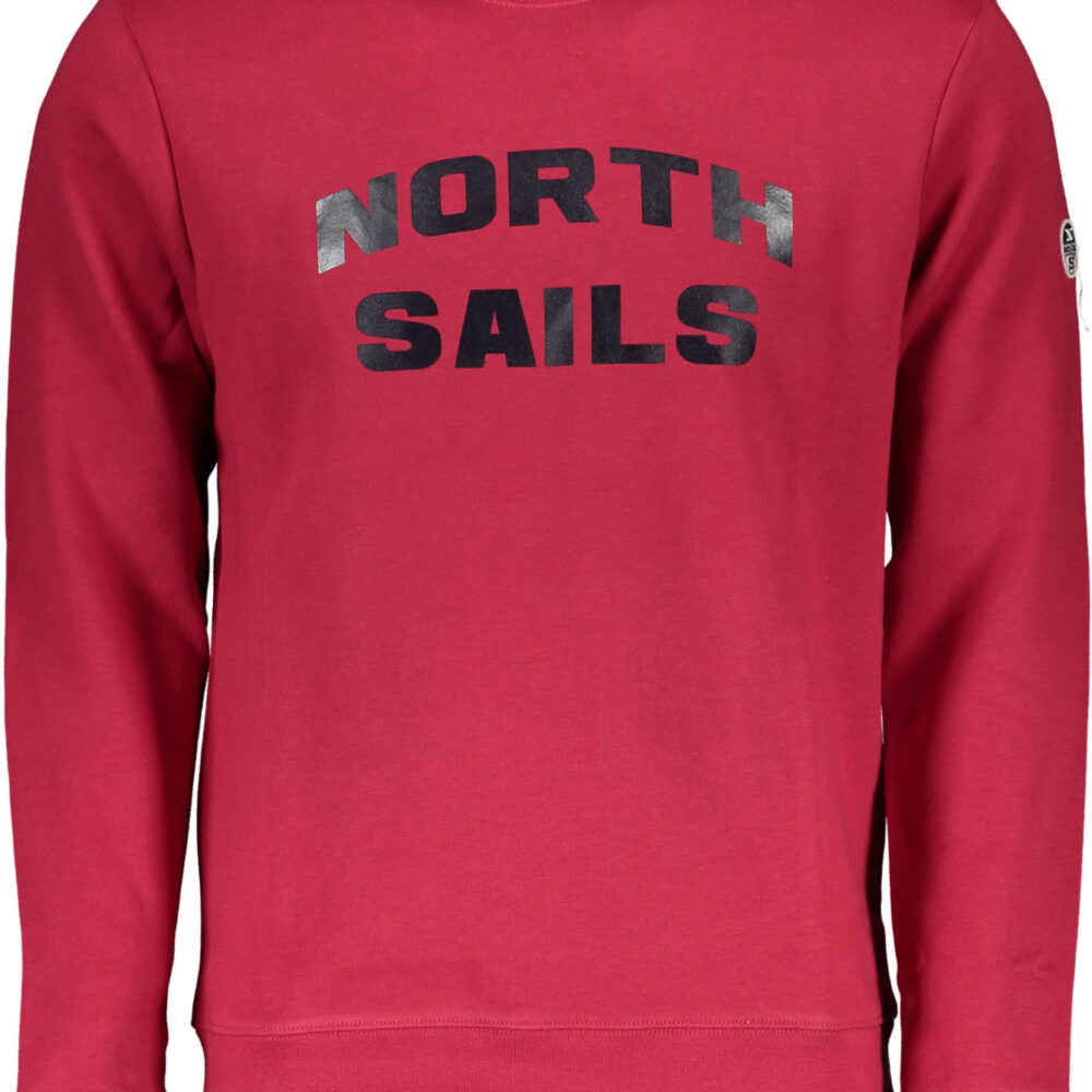 NORTH SAILS FELPA SENZA ZIP UOMO ROSSO