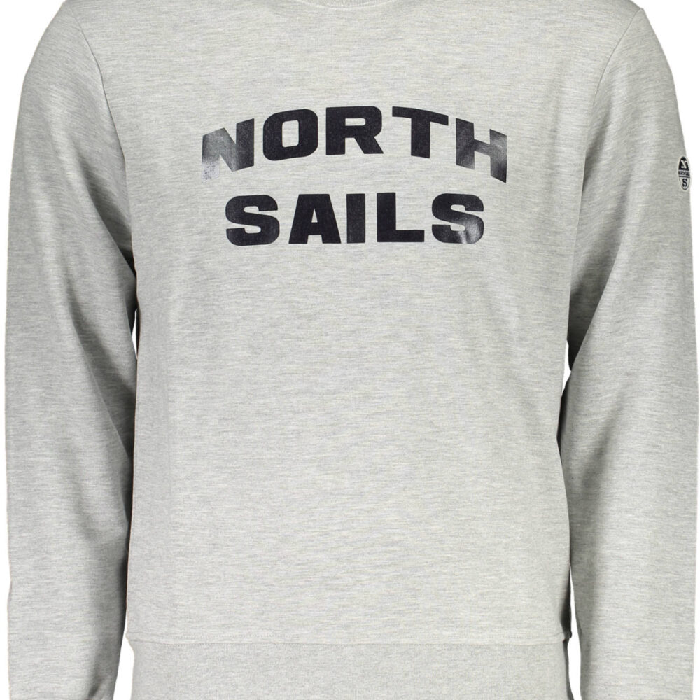 NORTH SAILS FELPA SENZA ZIP UOMO GRIGIO