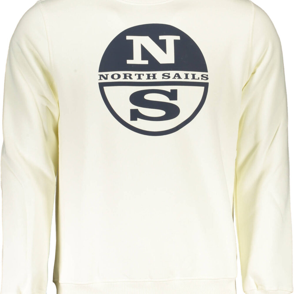 NORTH SAILS FELPA SENZA ZIP UOMO BIANCO