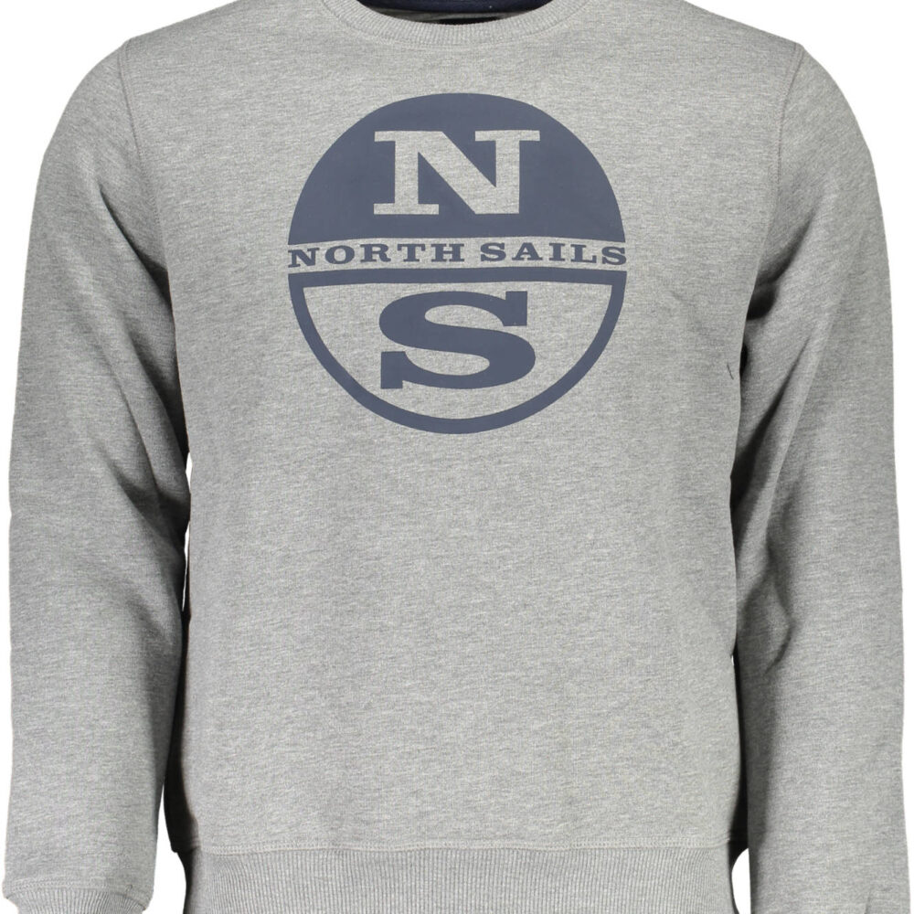 NORTH SAILS FELPA SENZA ZIP UOMO GRIGIO