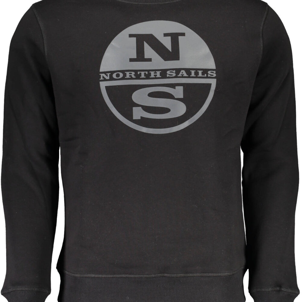 NORTH SAILS FELPA SENZA ZIP UOMO NERO
