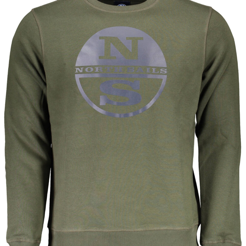 NORTH SAILS FELPA SENZA ZIP UOMO VERDE