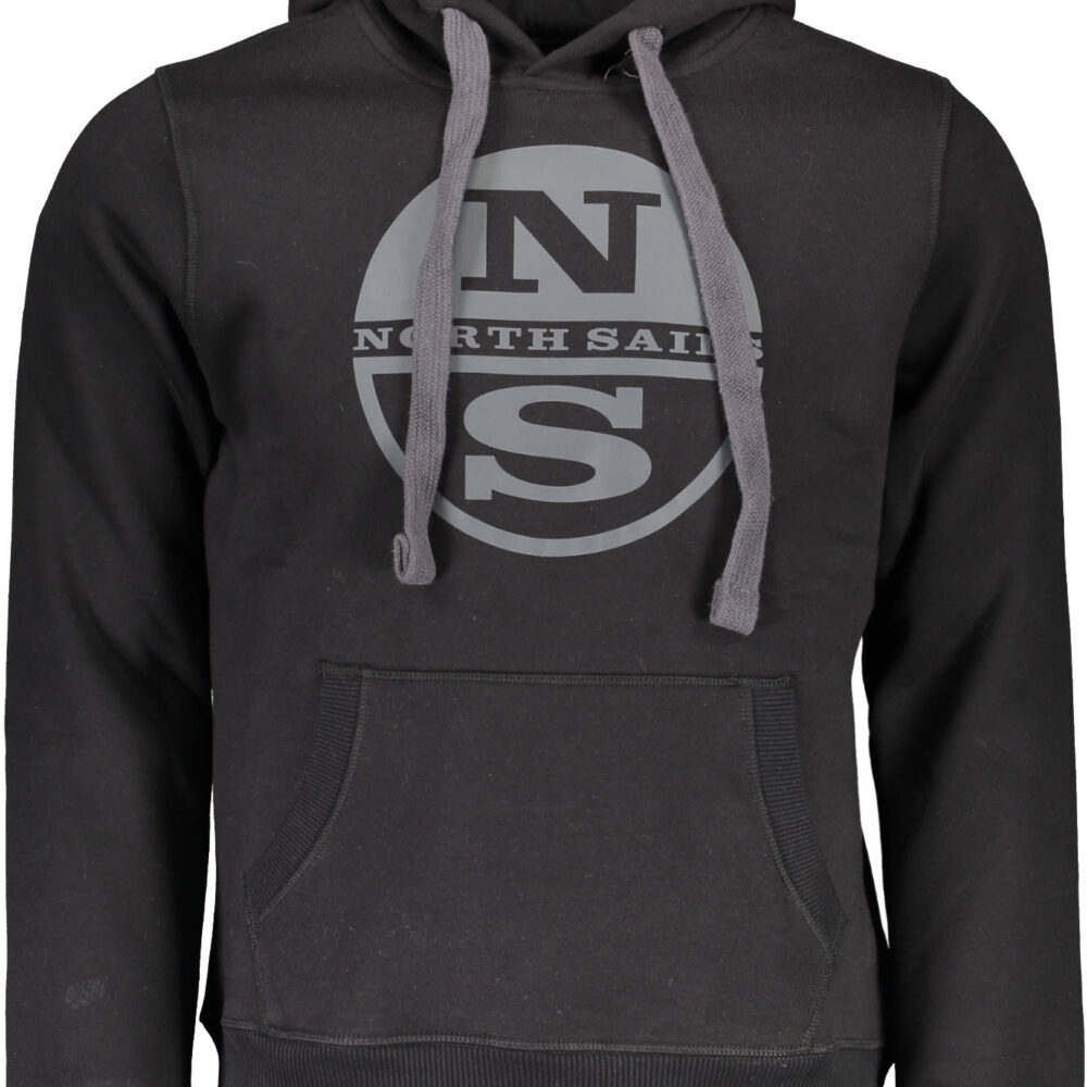 NORTH SAILS FELPA SENZA ZIP UOMO NERO
