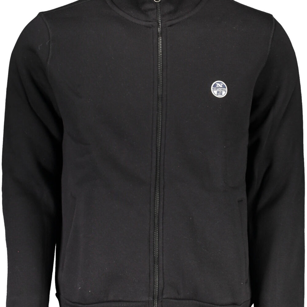 NORTH SAILS FELPA CON ZIP UOMO NERO