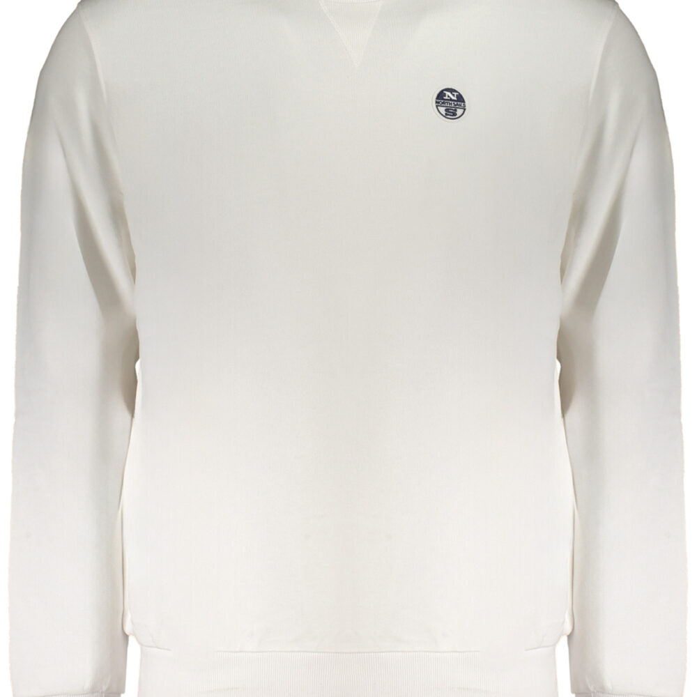 NORTH SAILS FELPA SENZA ZIP UOMO BIANCO