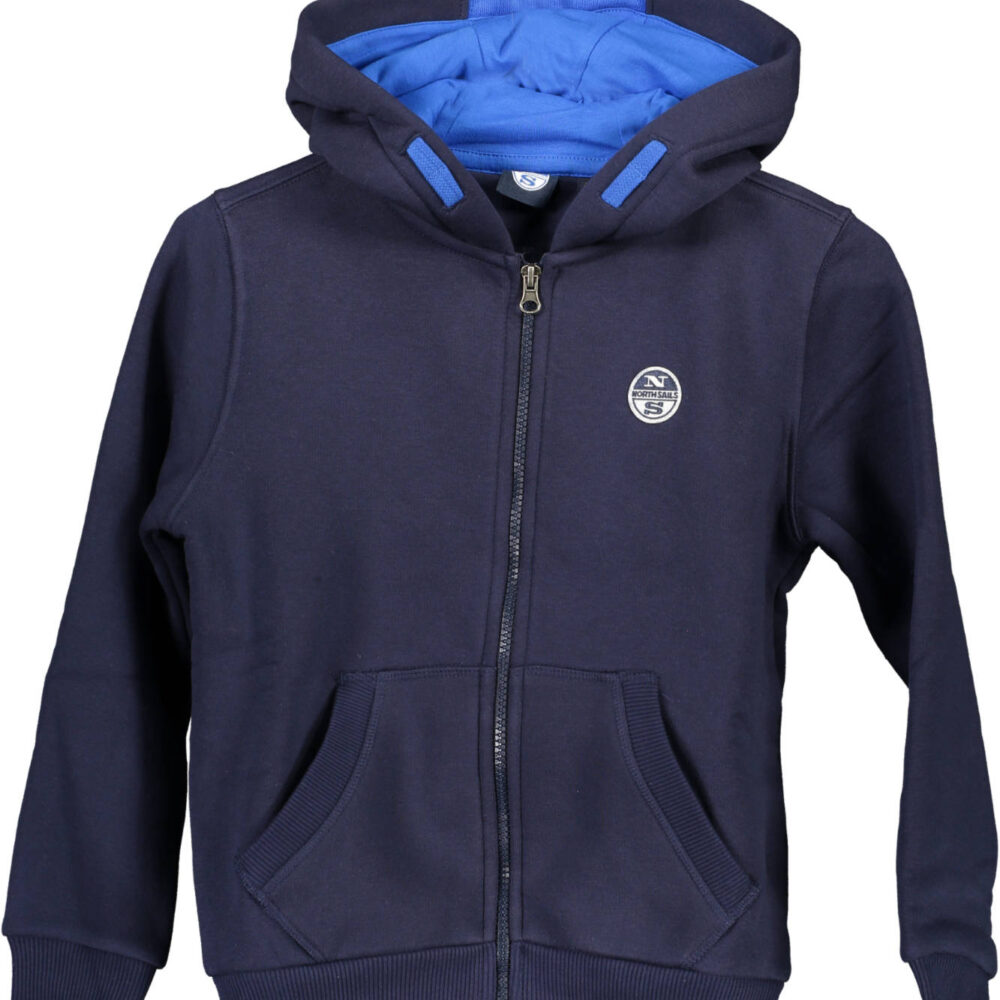 NORTH SAILS FELPA CON ZIP BAMBINO BLU
