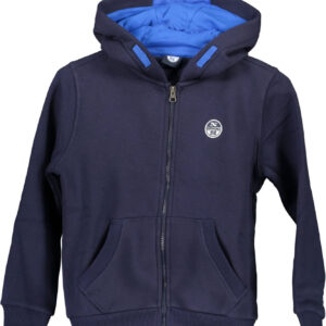 NORTH SAILS FELPA CON ZIP BAMBINO BLU