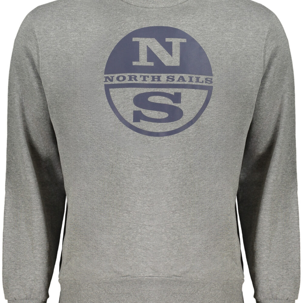 NORTH SAILS FELPA SENZA ZIP UOMO GRIGIO