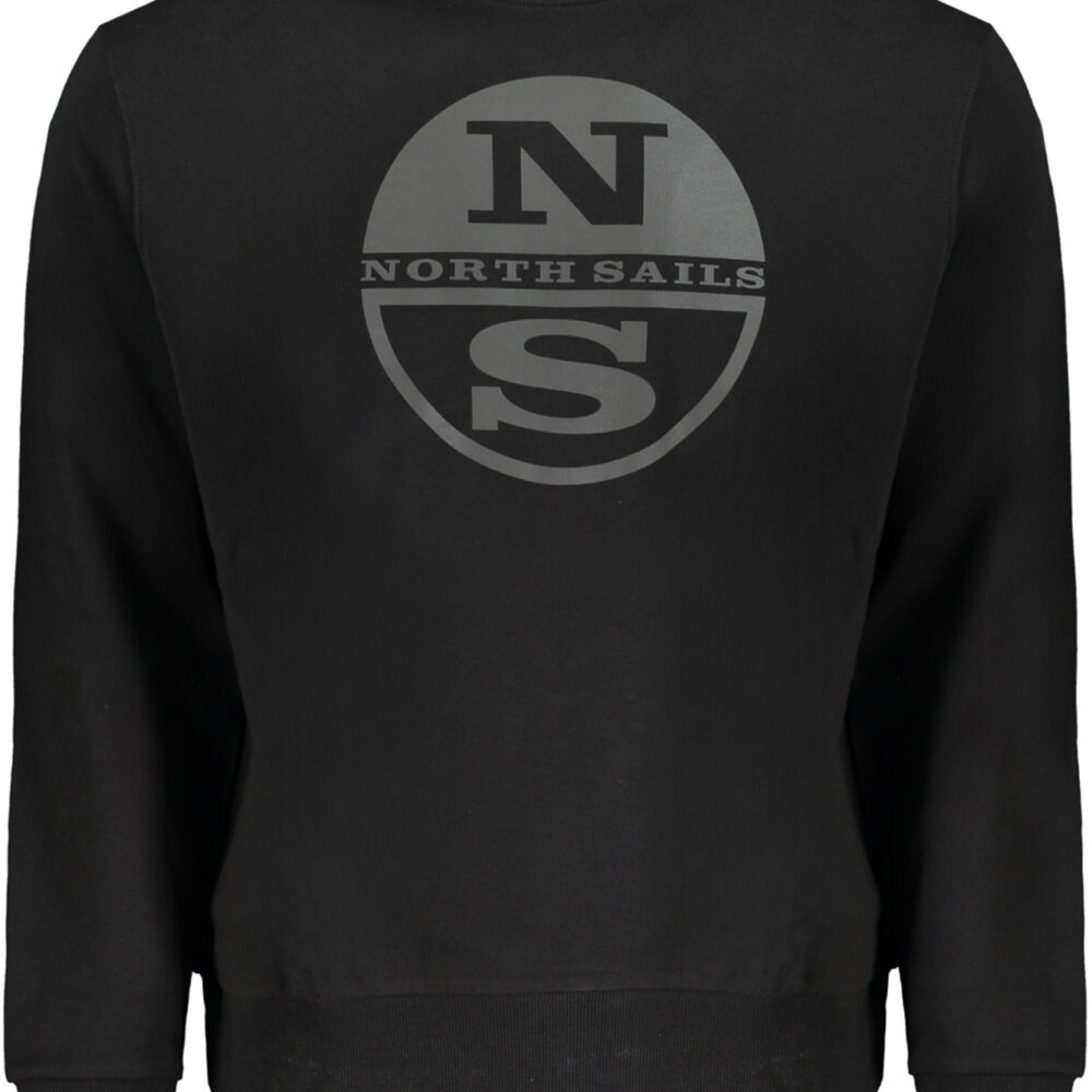 NORTH SAILS FELPA SENZA ZIP UOMO NERO