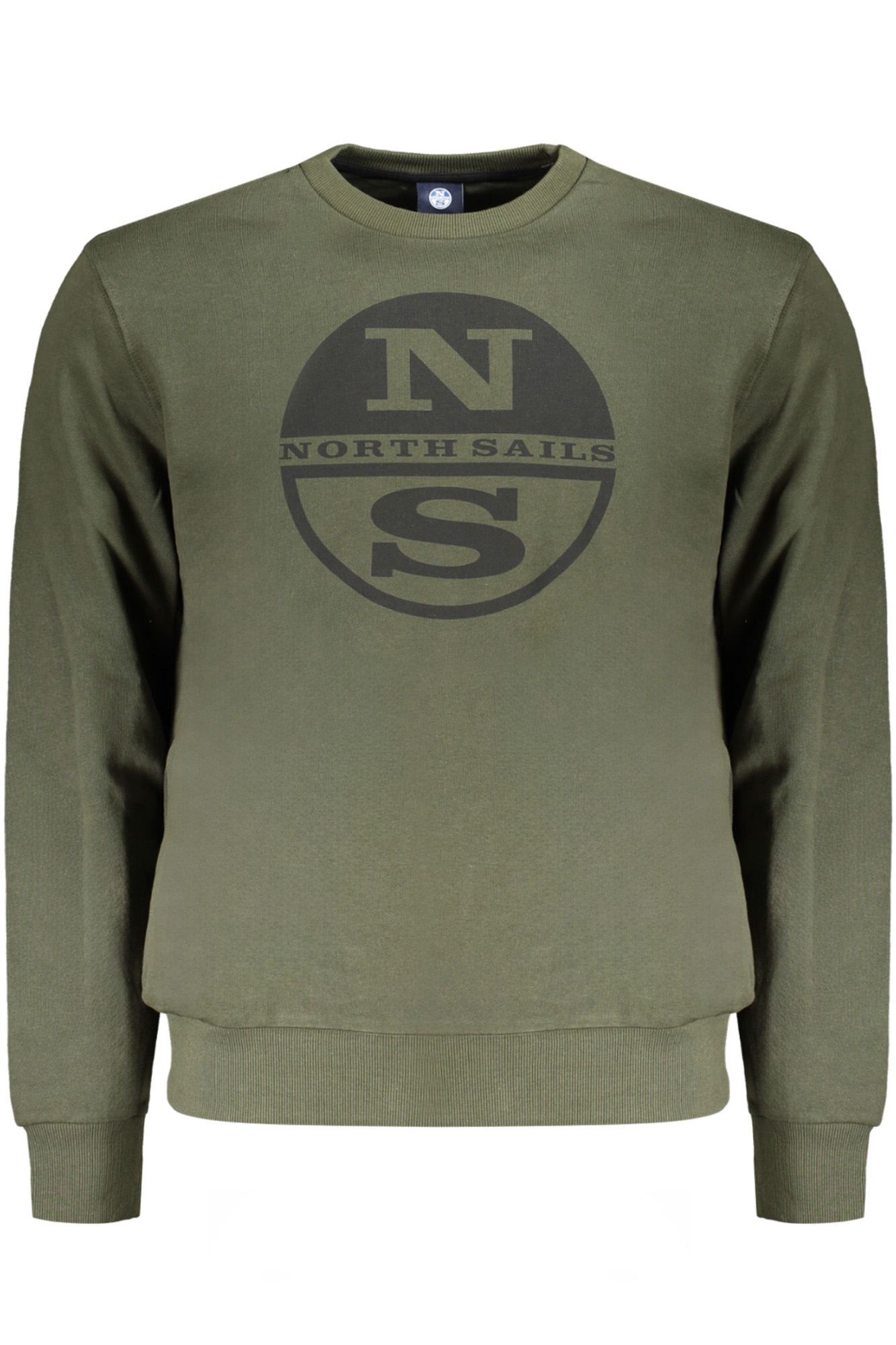 NORTH SAILS FELPA SENZA ZIP UOMO VERDE