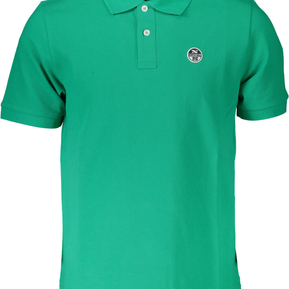 NORTH SAILS POLO MANICHE CORTE UOMO VERDE