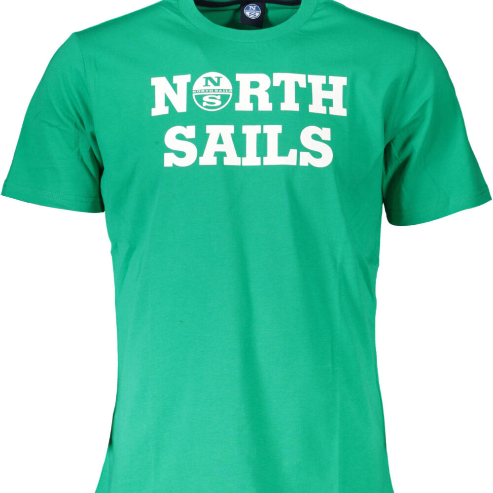 NORTH SAILS T-SHIRT MANICHE CORTE UOMO VERDE