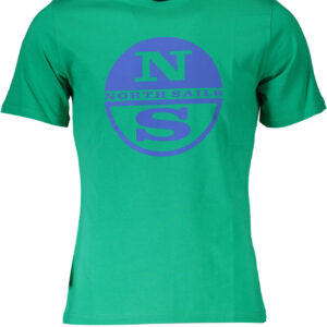 NORTH SAILS T-SHIRT MANICHE CORTE UOMO VERDE