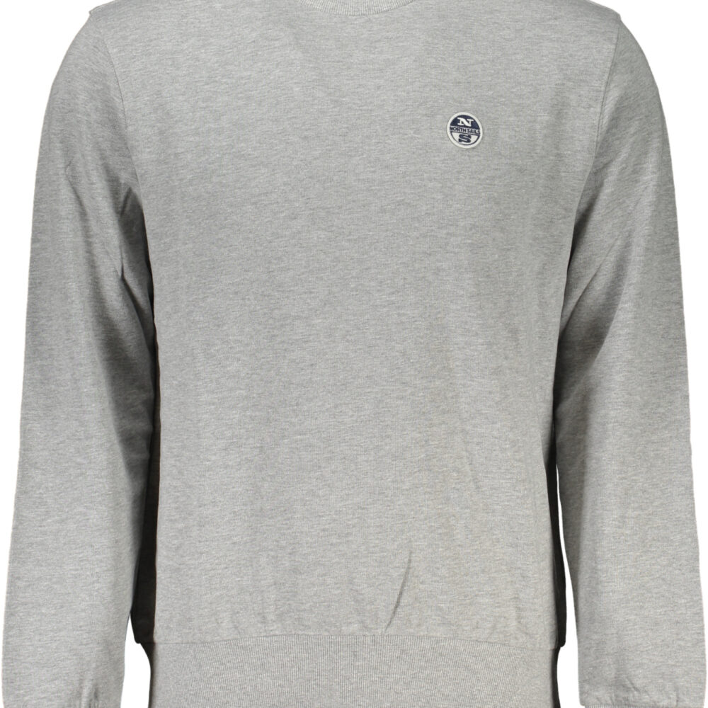 NORTH SAILS FELPA SENZA ZIP UOMO GRIGIO