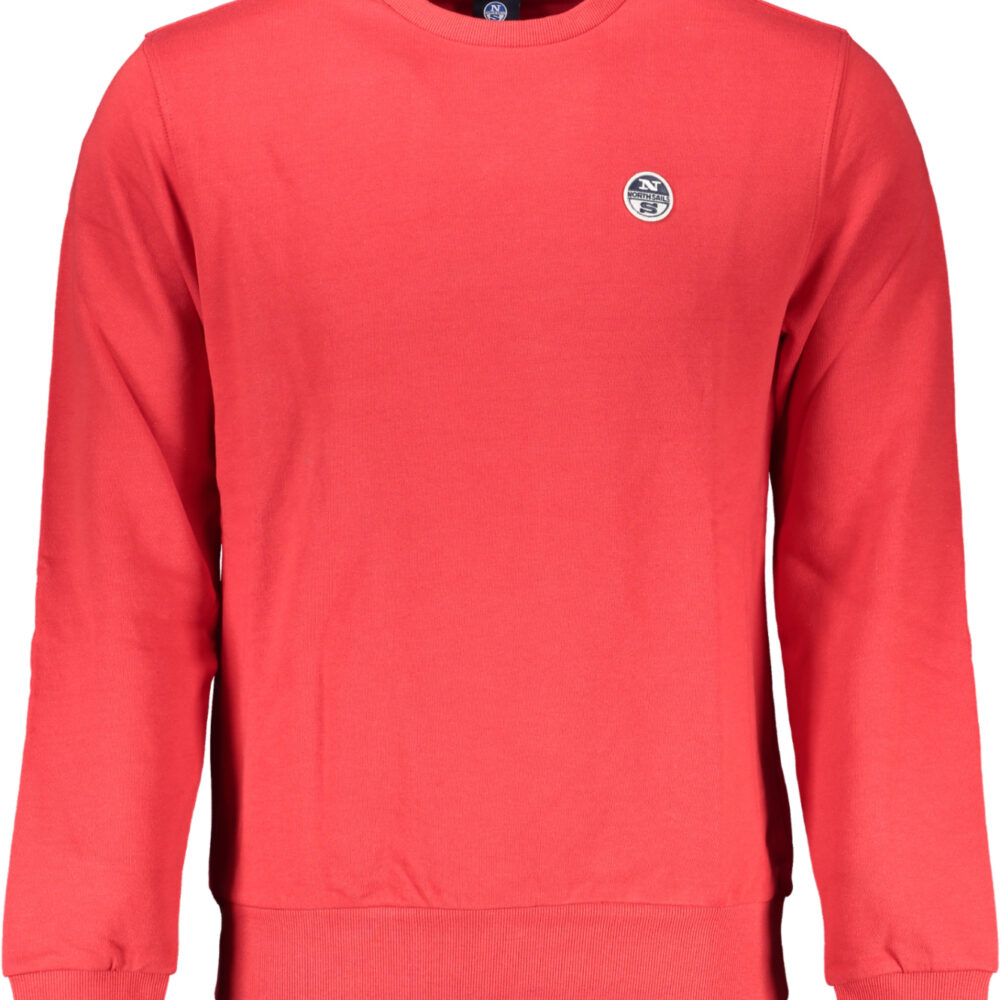 NORTH SAILS FELPA SENZA ZIP UOMO ROSSO