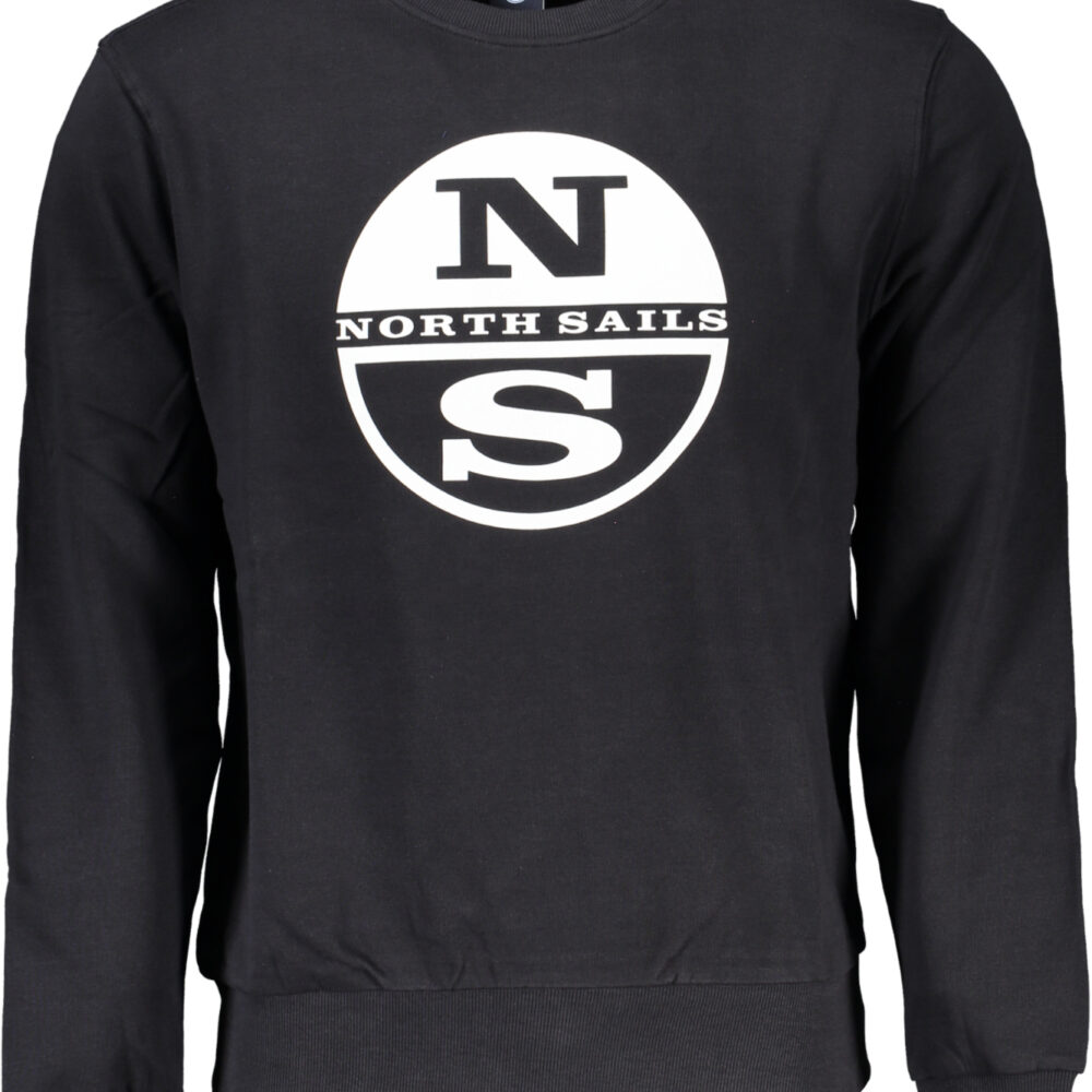 NORTH SAILS FELPA SENZA ZIP UOMO NERO