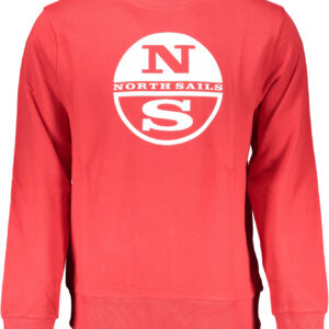 NORTH SAILS FELPA SENZA ZIP UOMO ROSSO