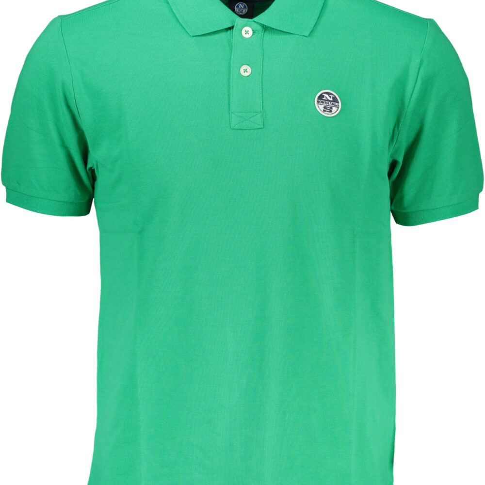 NORTH SAILS POLO MANICHE CORTE UOMO VERDE