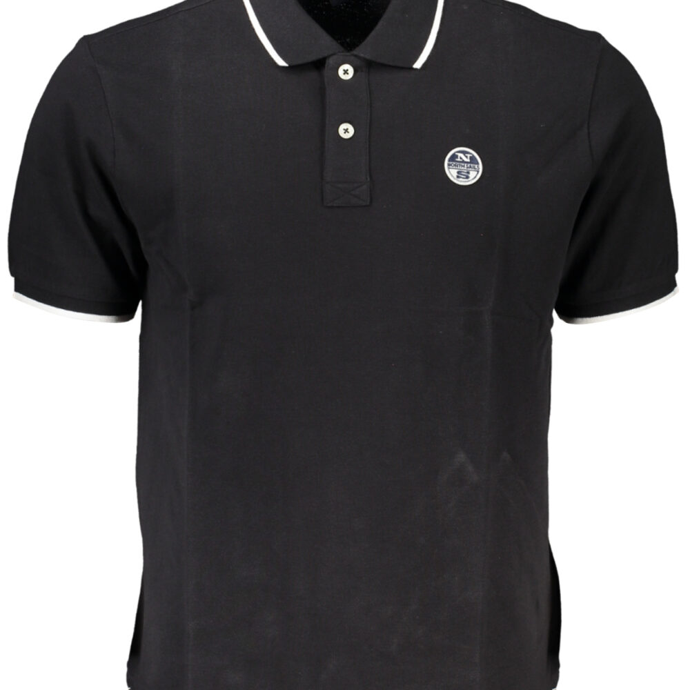 NORTH SAILS POLO MANICHE CORTE UOMO NERO