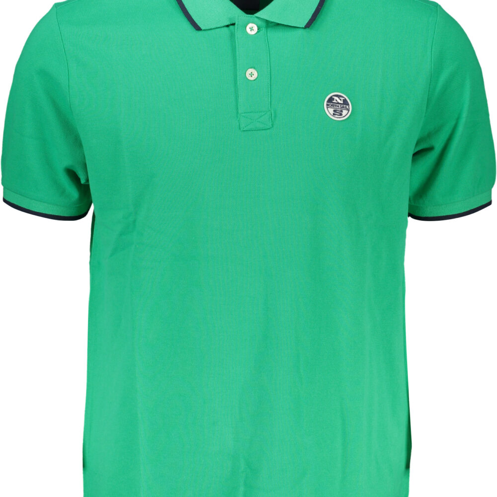 NORTH SAILS POLO MANICHE CORTE UOMO VERDE
