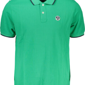 NORTH SAILS POLO MANICHE CORTE UOMO VERDE
