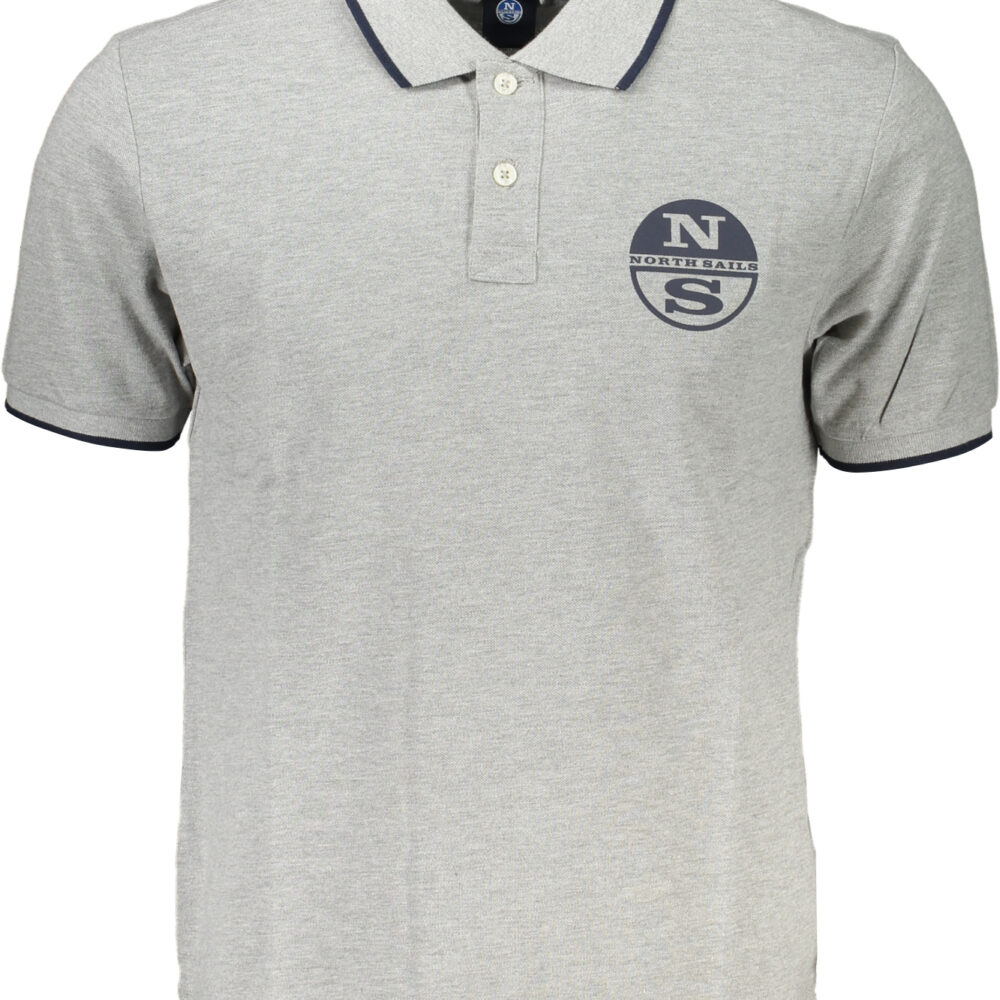 NORTH SAILS POLO MANICHE CORTE UOMO GRIGIO