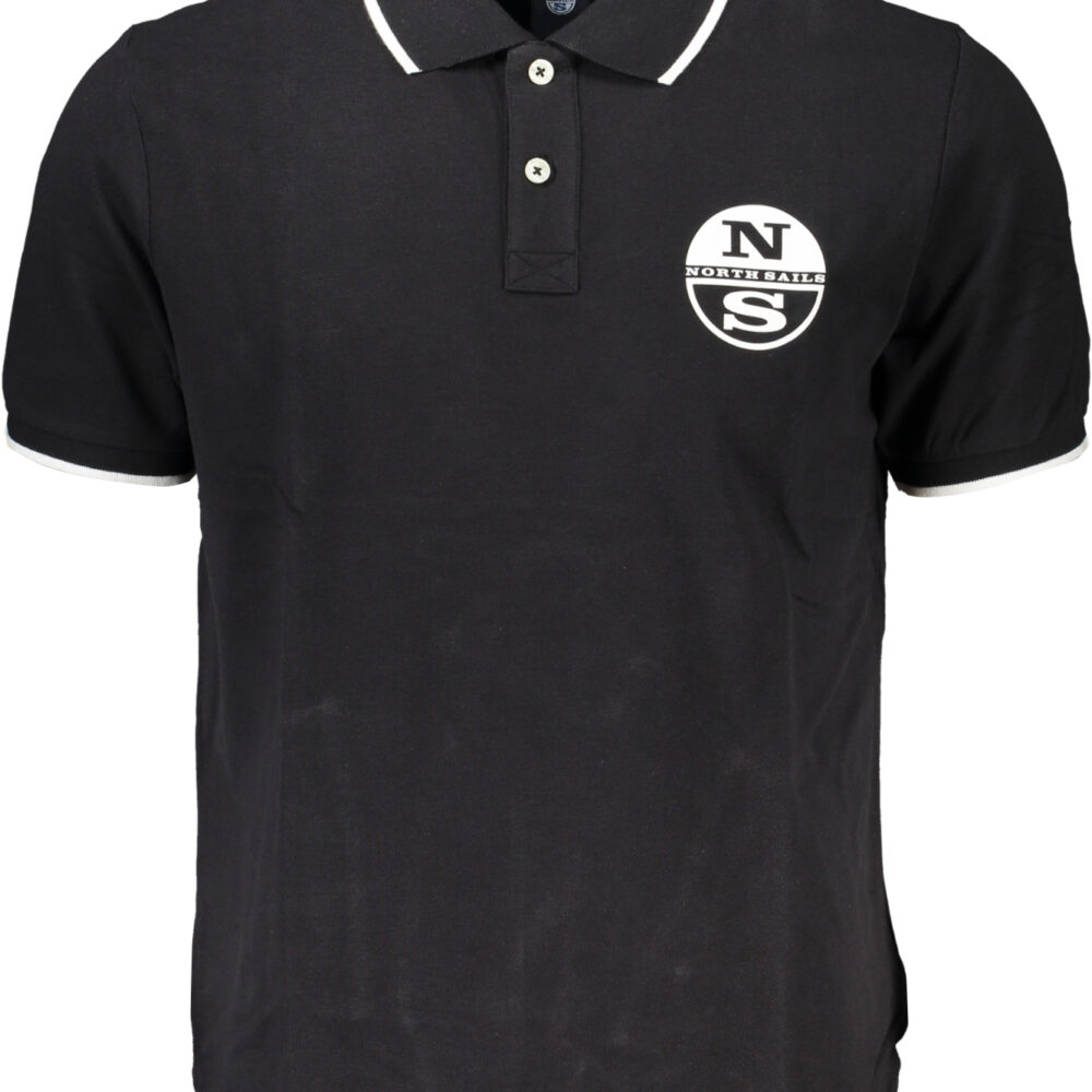 NORTH SAILS POLO MANICHE CORTE UOMO NERO