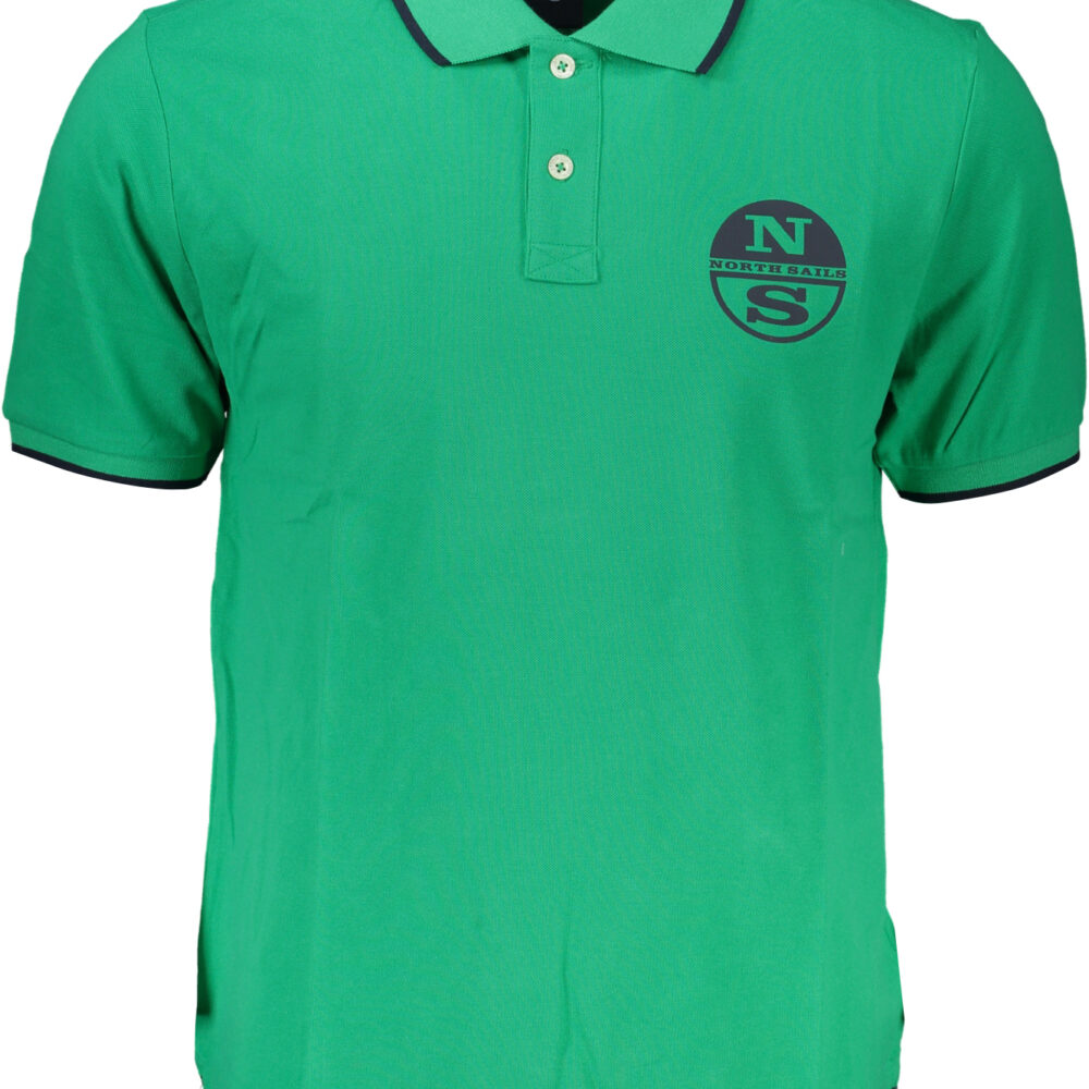 NORTH SAILS POLO MANICHE CORTE UOMO VERDE