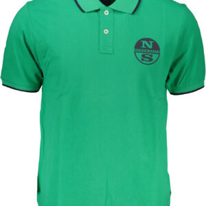 NORTH SAILS POLO MANICHE CORTE UOMO VERDE