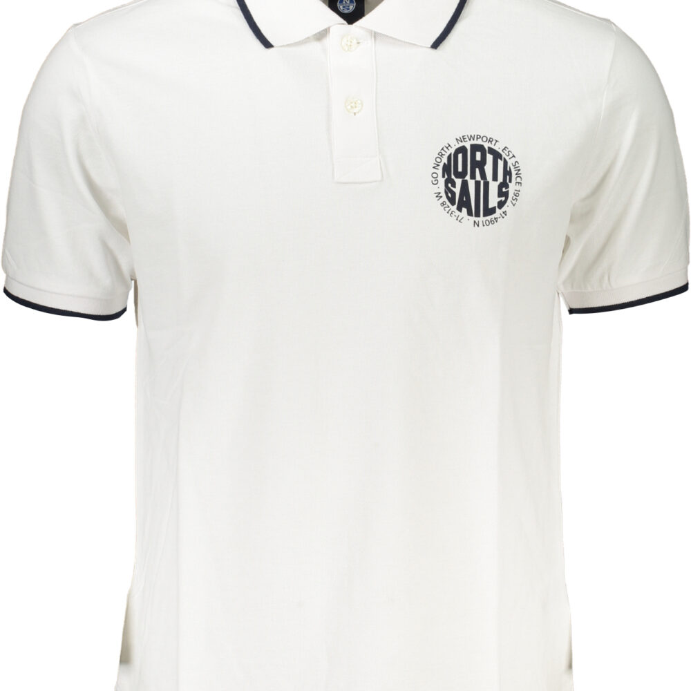 NORTH SAILS POLO MANICHE CORTE UOMO BIANCO