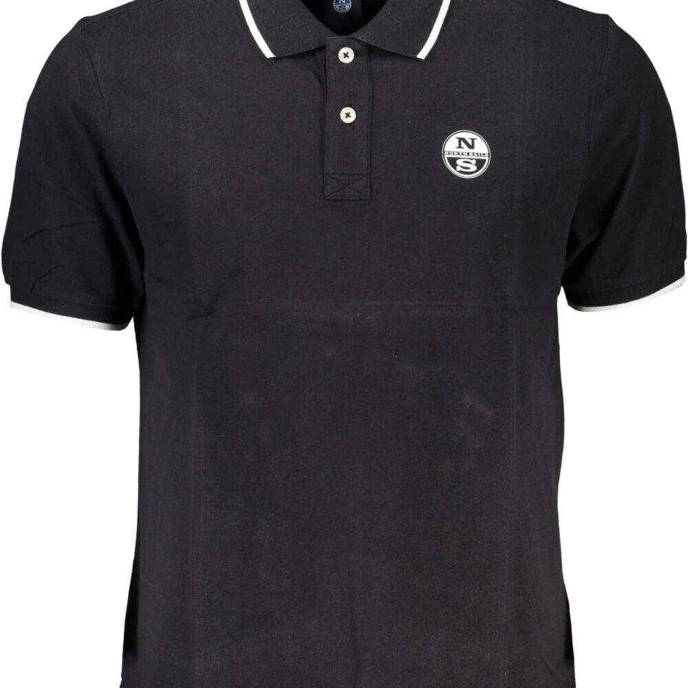 NORTH SAILS POLO MANICHE CORTE UOMO NERO