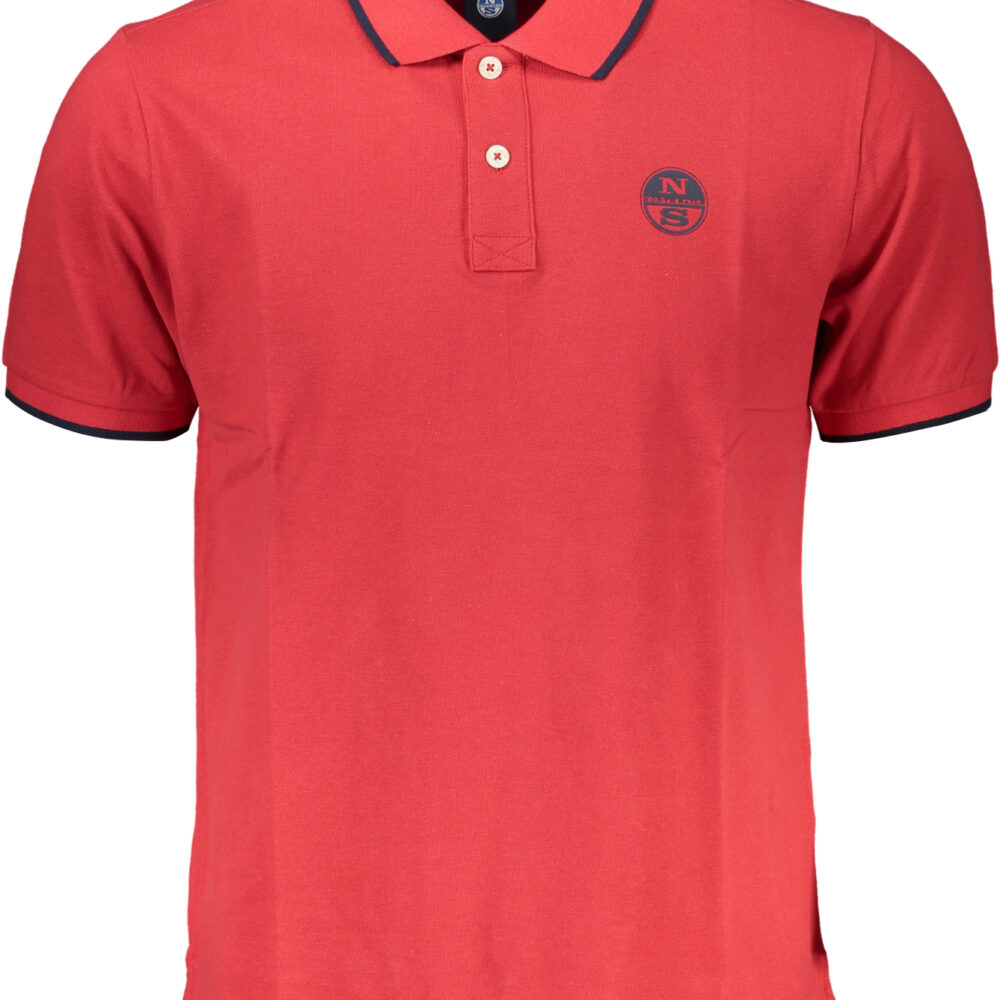 NORTH SAILS POLO MANICHE CORTE UOMO ROSSO