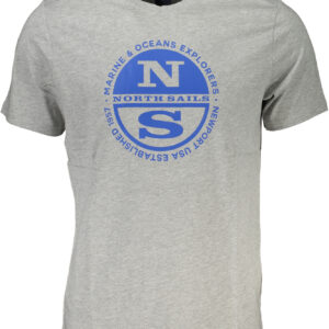 NORTH SAILS T-SHIRT MANICHE CORTE UOMO GRIGIO
