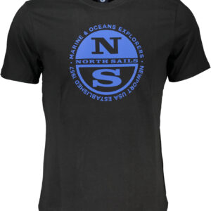 NORTH SAILS T-SHIRT MANICHE CORTE UOMO NERO