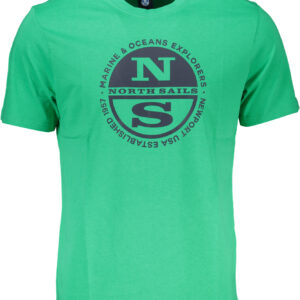 NORTH SAILS T-SHIRT MANICHE CORTE UOMO VERDE