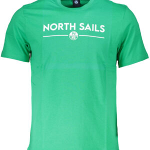 NORTH SAILS T-SHIRT MANICHE CORTE UOMO VERDE