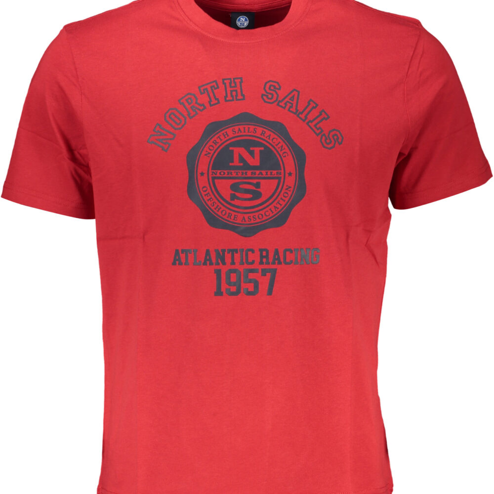 NORTH SAILS T-SHIRT MANICHE CORTE UOMO ROSSO