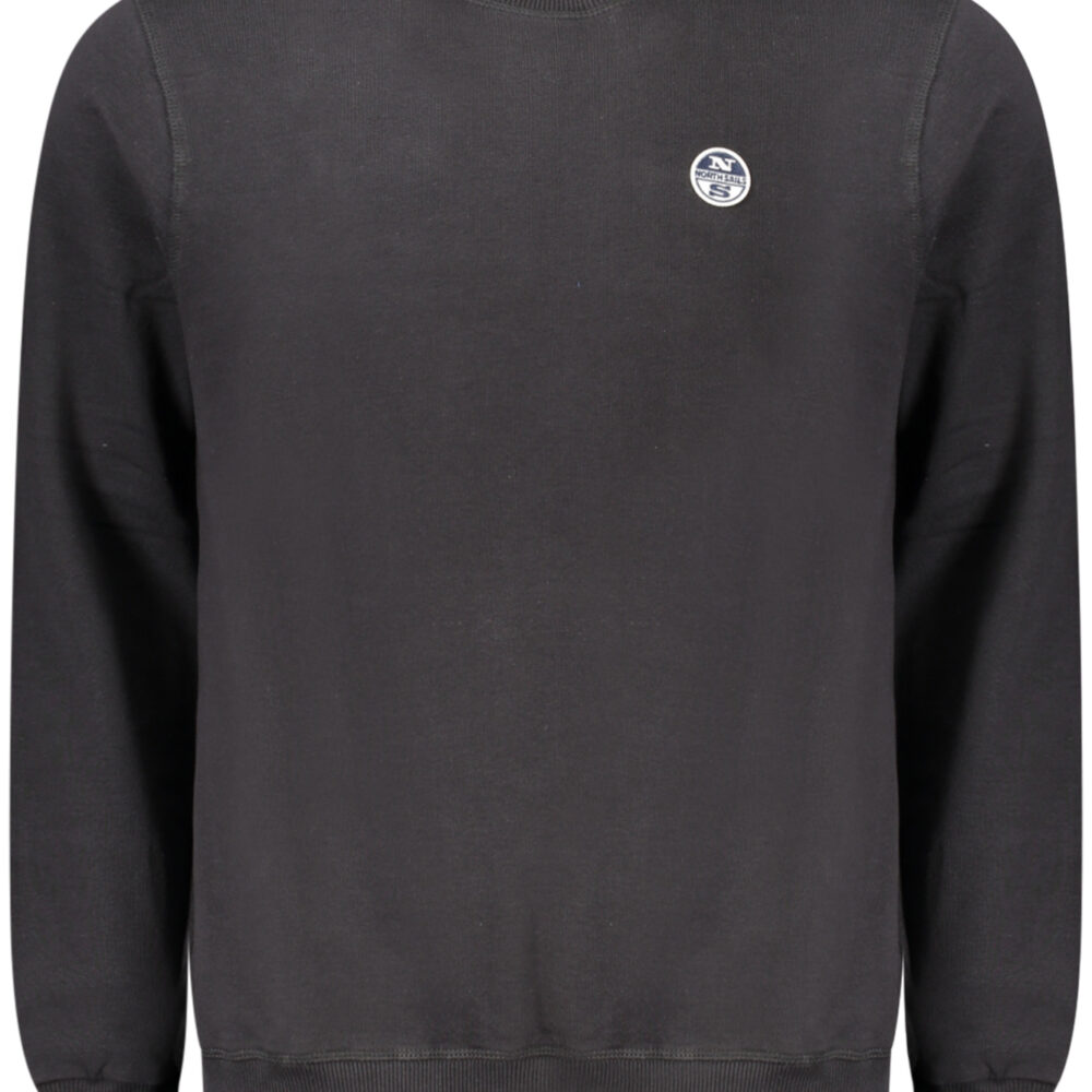 NORTH SAILS FELPA SENZA ZIP UOMO NERO