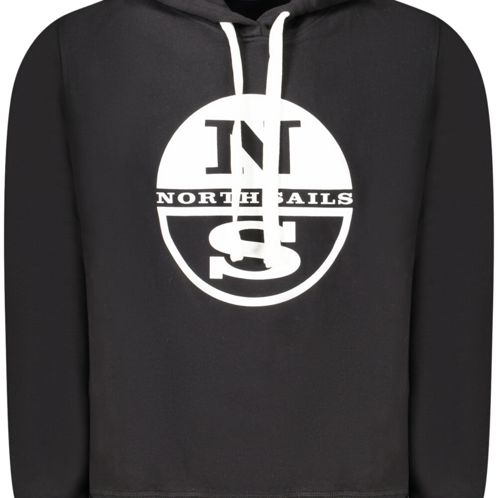 NORTH SAILS FELPA SENZA ZIP UOMO NERO