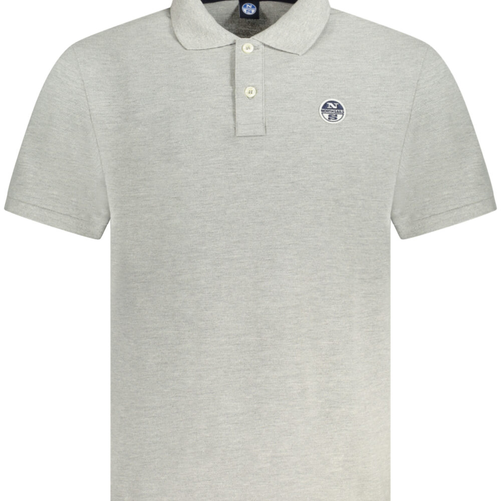 NORTH SAILS POLO MANICHE CORTE UOMO GRIGIO