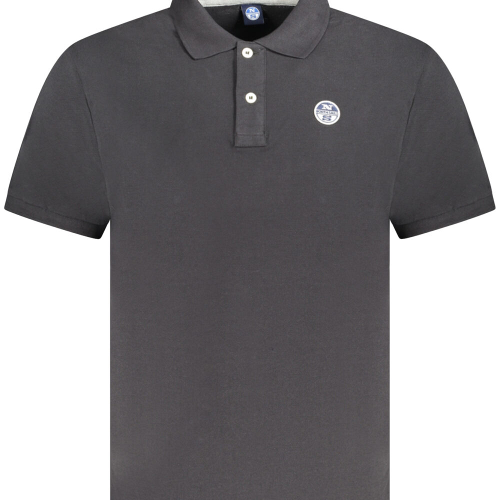 NORTH SAILS POLO MANICHE CORTE UOMO NERO