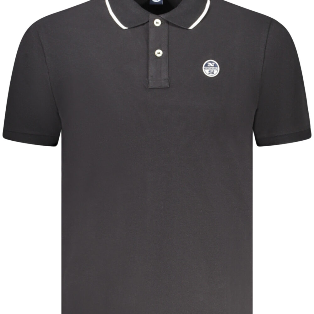 NORTH SAILS POLO MANICHE CORTE UOMO NERO