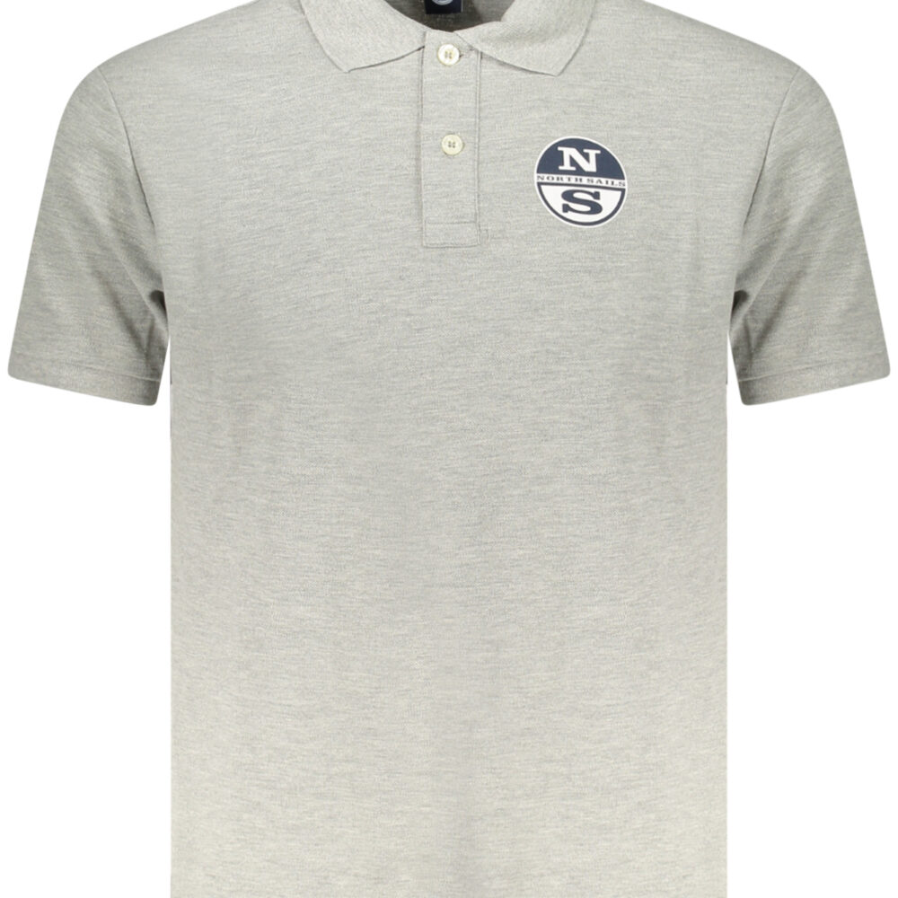 NORTH SAILS POLO MANICHE CORTE UOMO GRIGIO