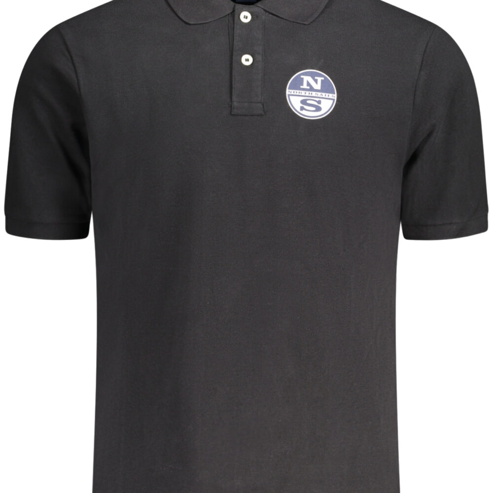 NORTH SAILS POLO MANICHE CORTE UOMO NERO