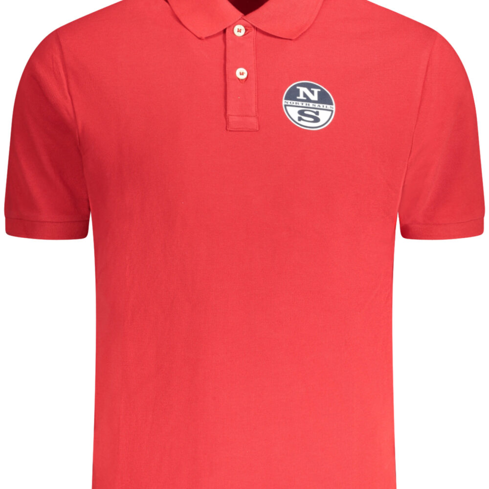 NORTH SAILS POLO MANICHE CORTE UOMO ROSSO
