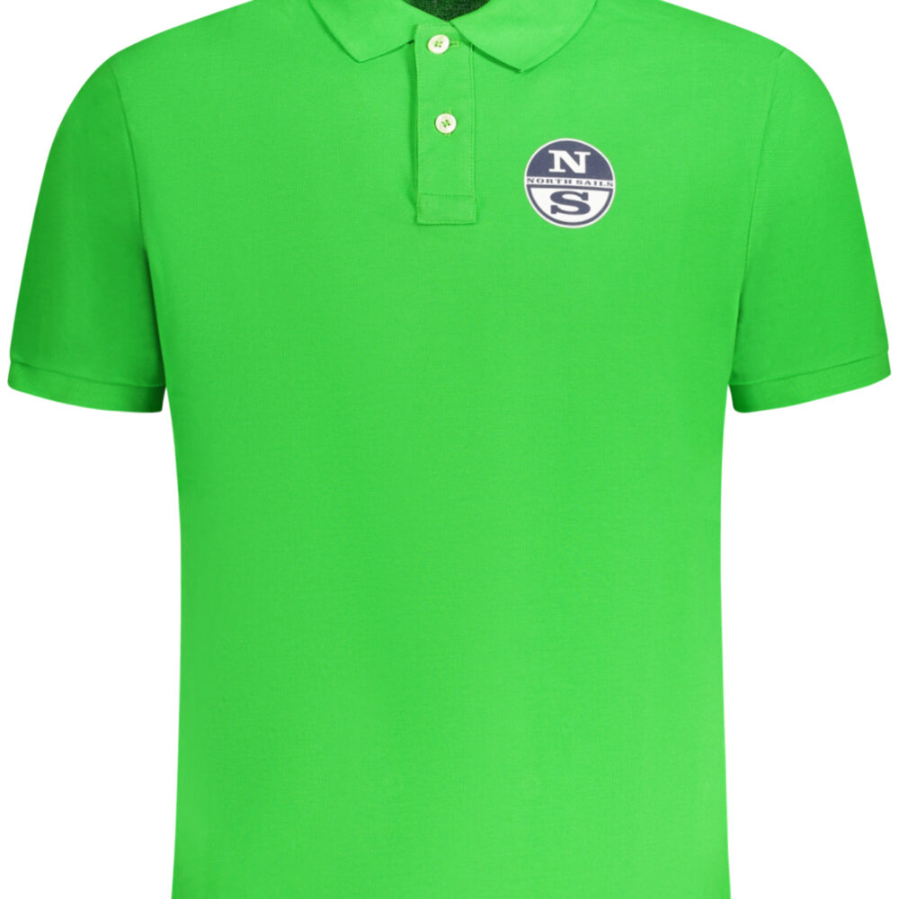 NORTH SAILS POLO MANICHE CORTE UOMO VERDE