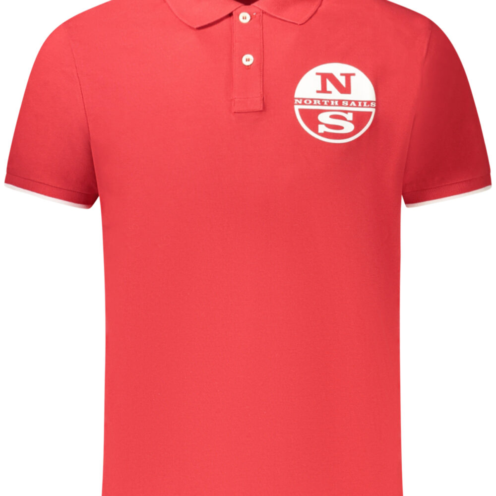 NORTH SAILS POLO MANICHE CORTE UOMO ROSSO