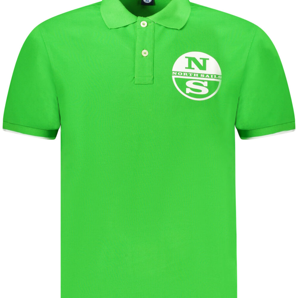 NORTH SAILS POLO MANICHE CORTE UOMO VERDE