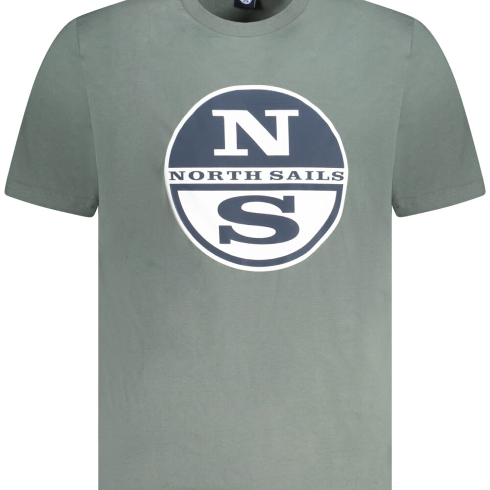 NORTH SAILS T-SHIRT MANICHE CORTE UOMO VERDE
